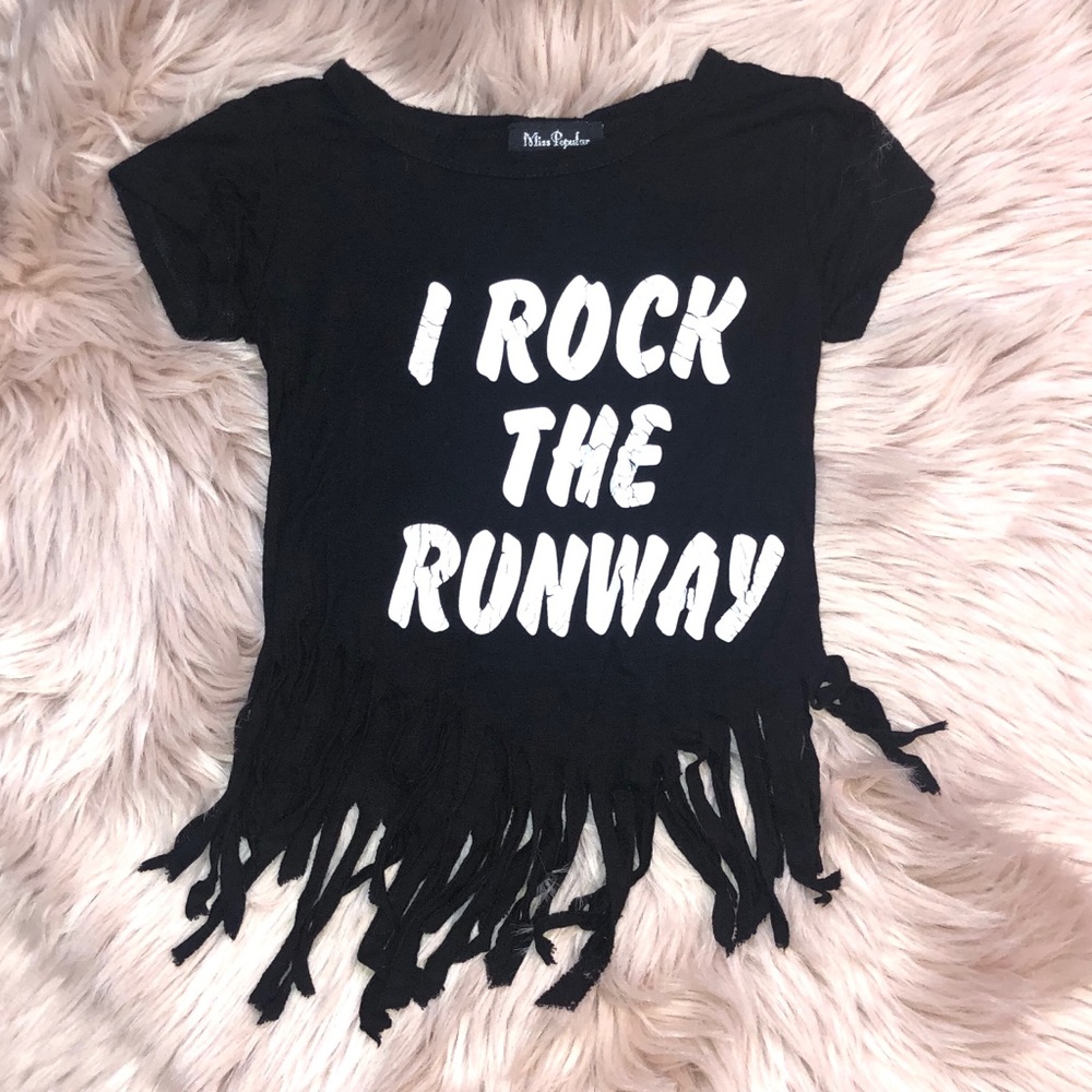Miss Popular Black Shirt